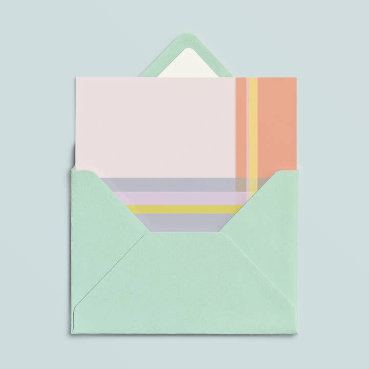 Biglietto di auguri | Fazzoletto e conchiglie da spiaggia per la vendita all'ingrosso da parte di Likestationery