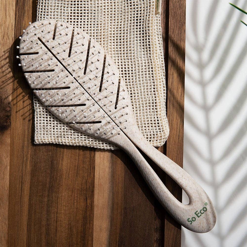 Beauty Pro - Vente Peigne/brosse à cheveux - Beauty Pro Brosse Démêlante en Forme de Feuille So Eco3