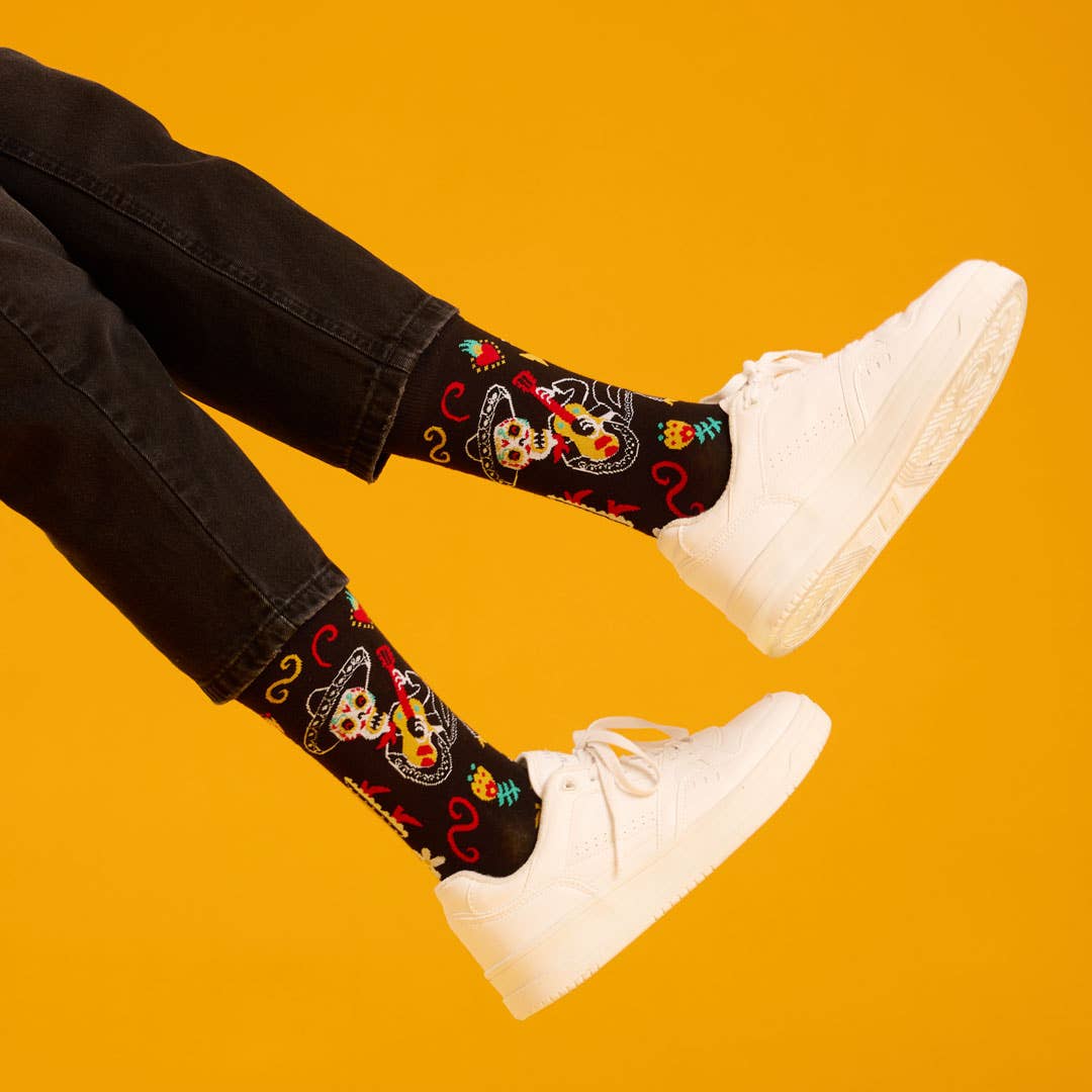 KYLIE CRAZY - Vente Chaussettes – unisexe - Chaussettes unisexes sans couture en coton Mariachi8