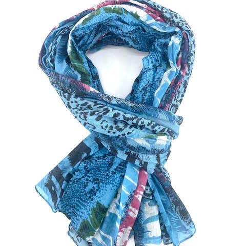 Maison Unik Accessoires - Wholesale Scarf – Women's - 100% cotton scarf pareo5