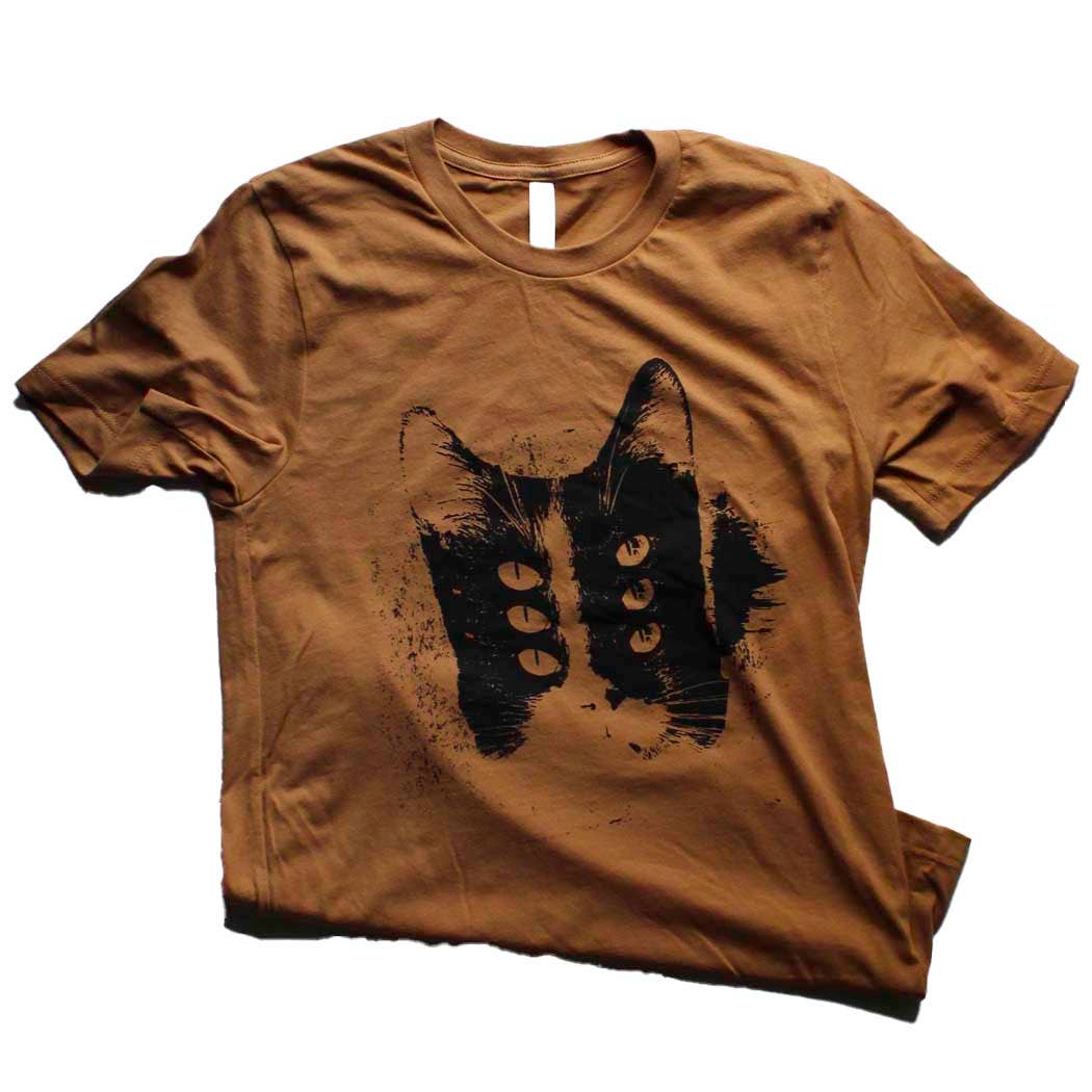 Yonder Studios - Wholesale Screen Printed T-Shirt - Unisex - Meomeow Shirt on Toast2