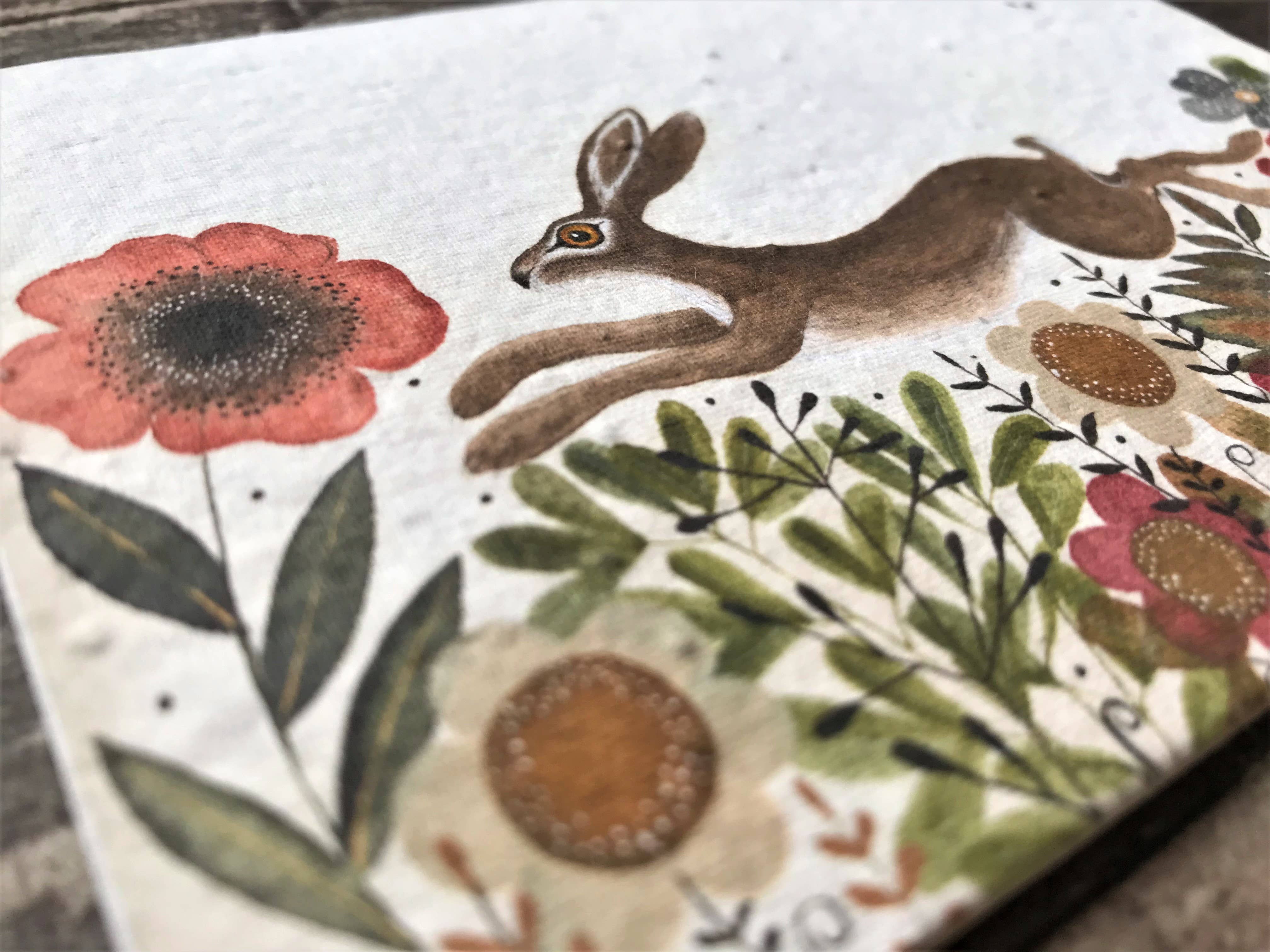 Erika's Whimsical Art – wholesale Birthday card – Plantable Seed Paper Birthday Card, Blank Inside4