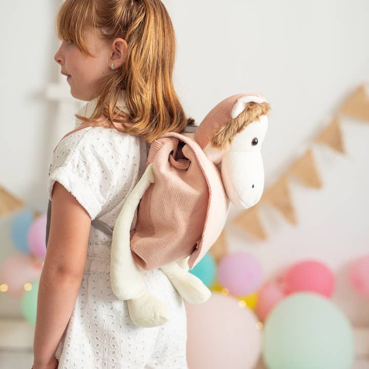 Crochetts - Venta al por mayor Mochila - Niños - MOCHILA PELUCHE ALGODÓN MONITO