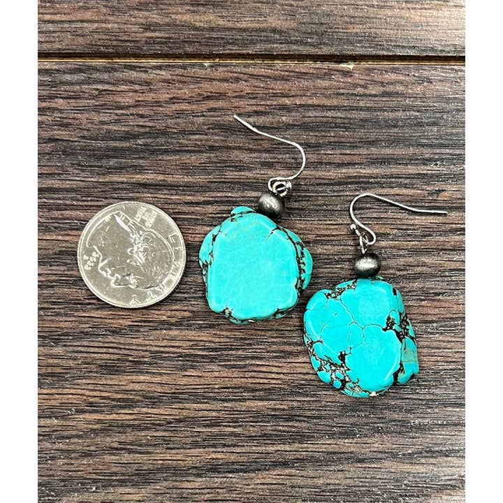 ISAC Trading Inc - Wholesale Dangle Earrings - 725008, Slab Earrings1