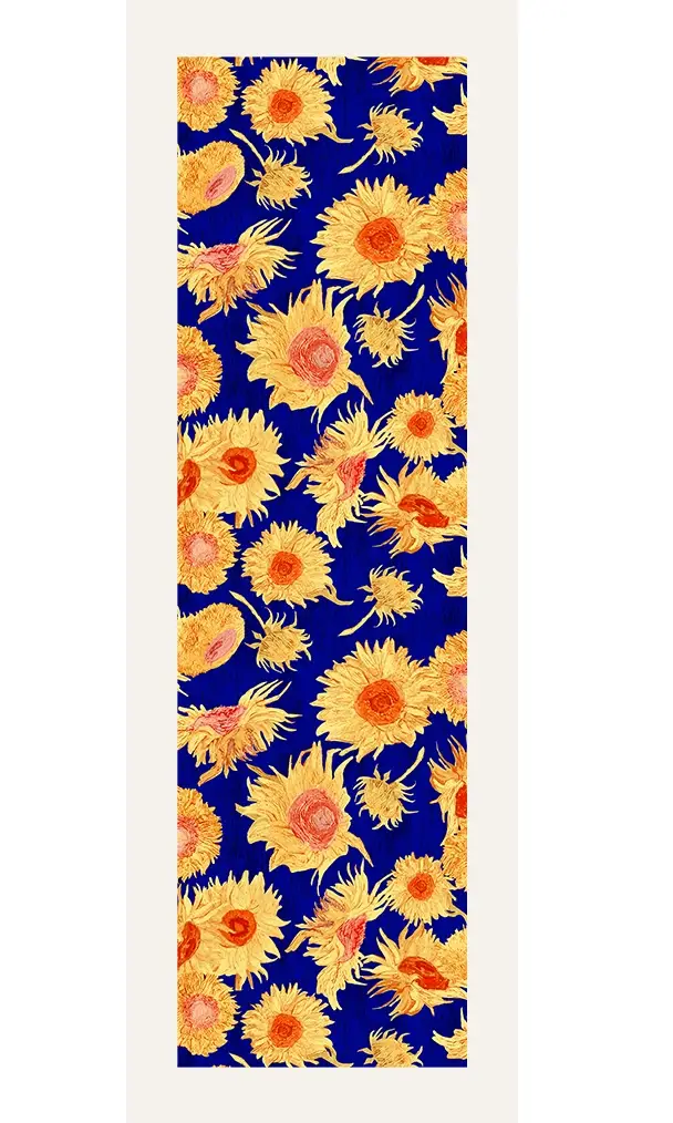 Brochier Soieries - Venta al por mayor Pañuelo para la cabeza - Mujer - Bufanda 140 - Van Gogh - Girasoles3