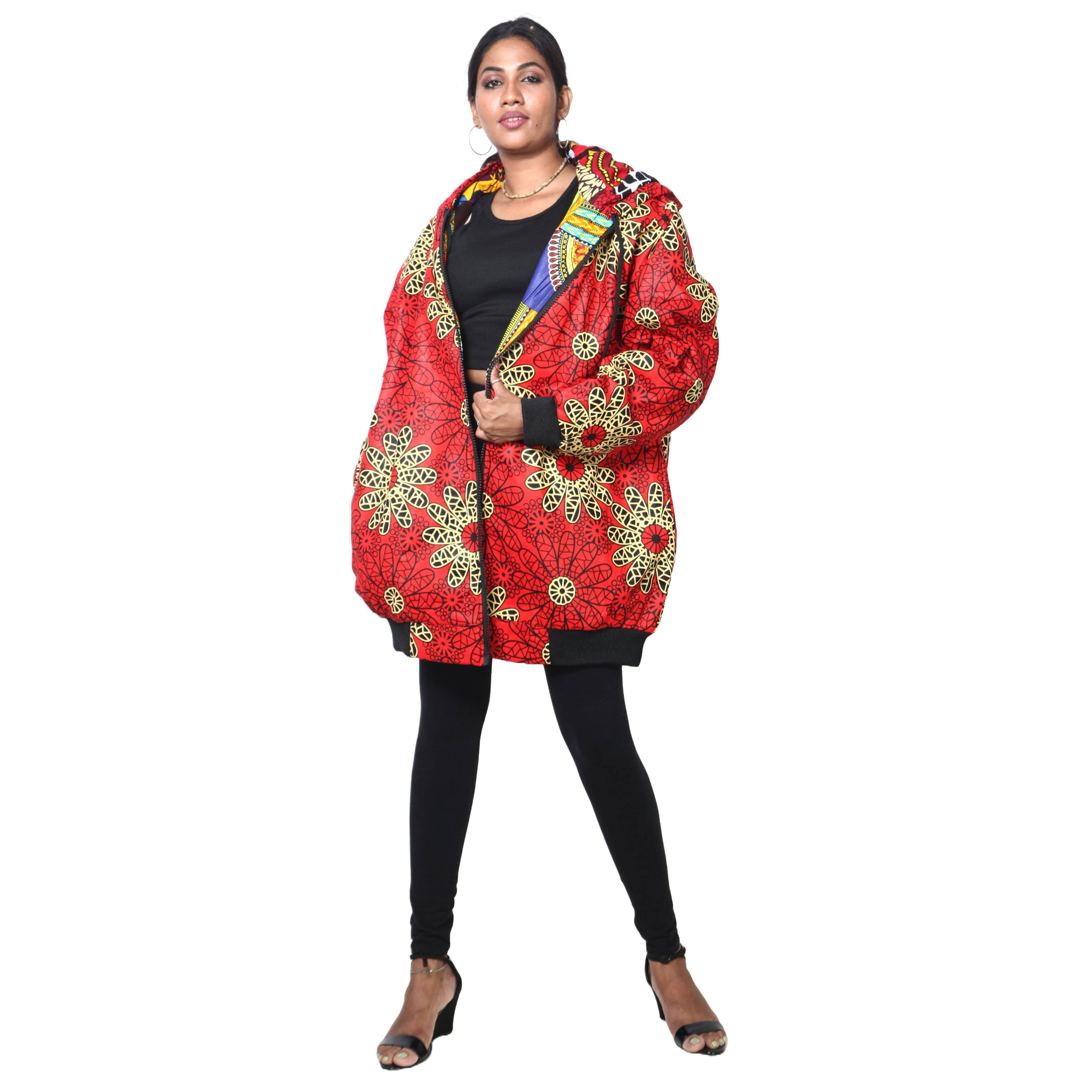 African Stars - Wholesale Retailer Display - Apparel - Unisex Reversible Jacket -- FI-2724