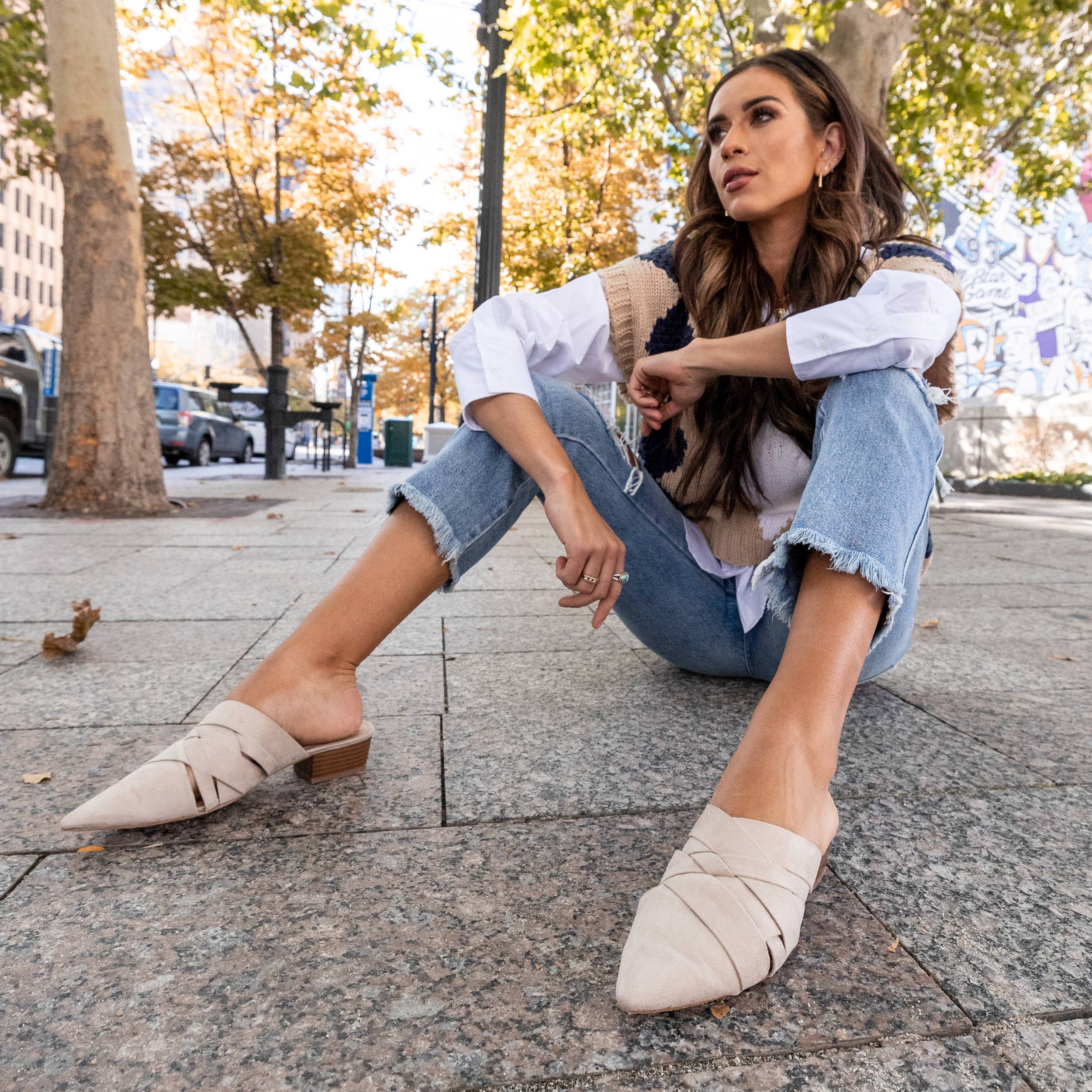 Journee - Wholesale Mules - Women's - Kalida Kitten Mule Flats In Faux Suede12