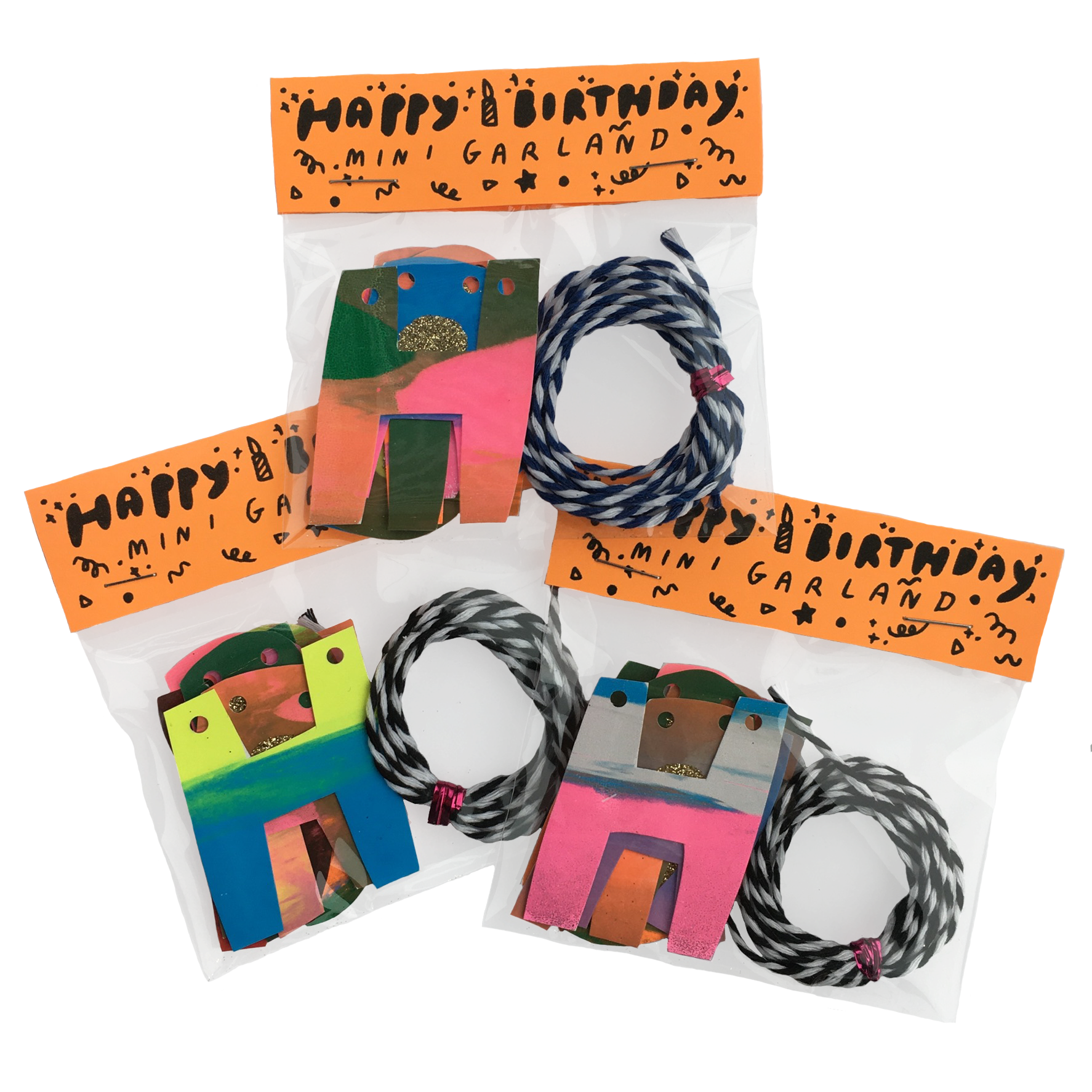 Crunch Supply - Wholesale Bunting/Garland - Happy Birthday Mini Garland3
