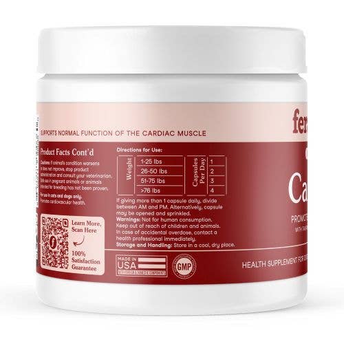 Fera Pets - Wholesale Pet Supplement - Cat/Dog - Cardiac Support for Dogs and Cats Pet Supplement2