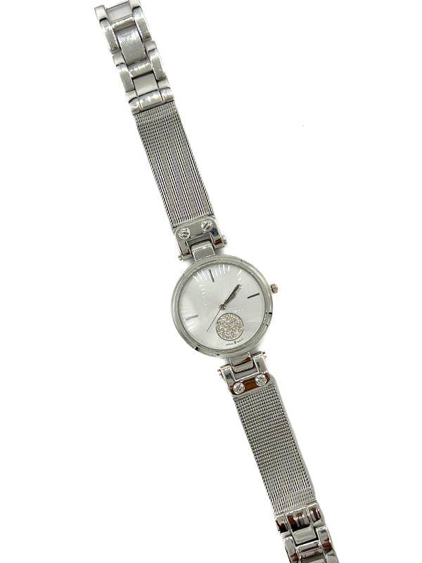 Mesh Metal runde perle Accent ur for engroshandel hos Andrea Bijoux