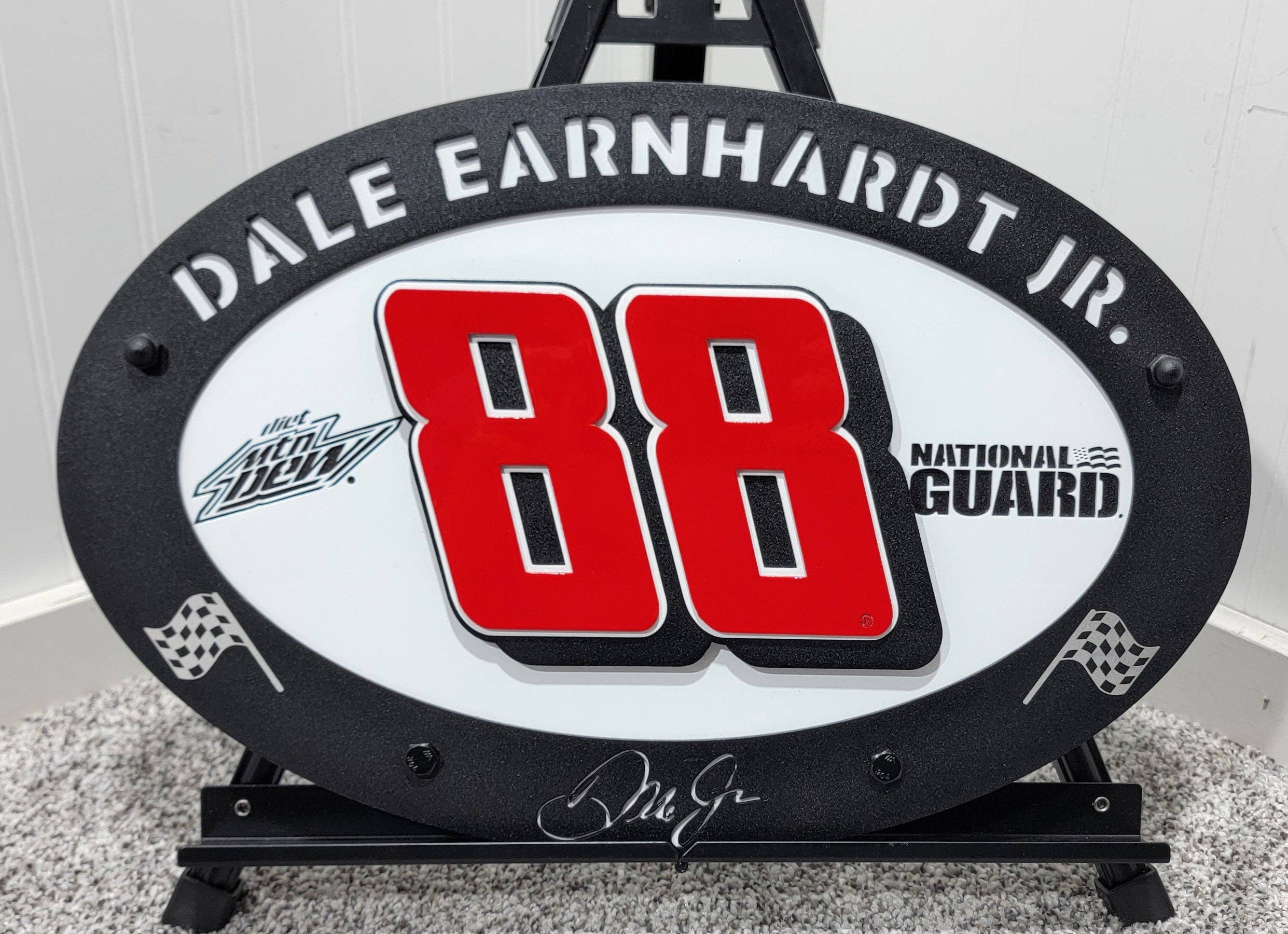 Premier Metal Art - Wholesale Sign - Dale Earnhardt Jr. #88 Oval 3D Premier Metal Diecast Display6