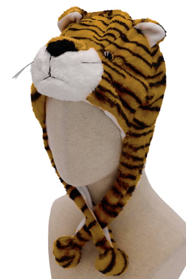 Cap Zone - Wholesale Costume - Women's - Animal Plush Teddy Fur Hat with Short Ear Flaps19