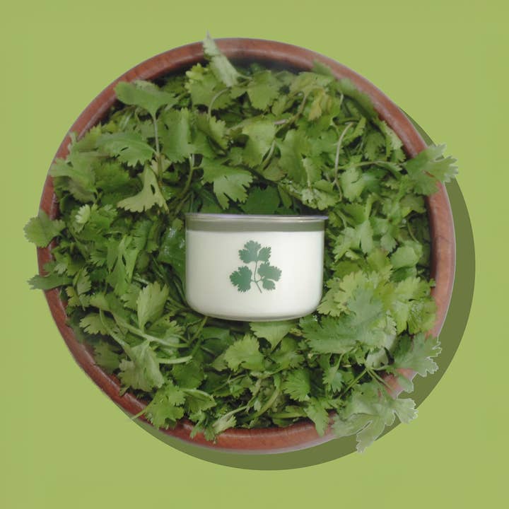 Fresa Creative - Wholesale Jar/Filled Candle - Cilantro Herb / Mini Candle / Latina + Midwest Inspired1