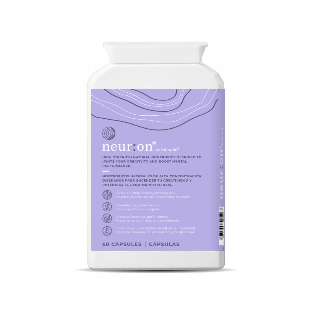 bionobo – Großhandel Nahrungsergänzungsmittel/Vitamin zum Einnehmen – neur:on® | Nootropika zur Förderung der Gehirnleistung (60 Kapseln)