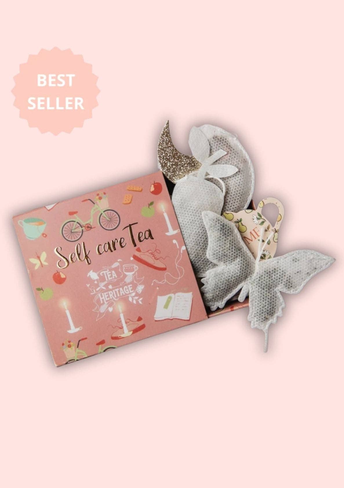 Tea Heritage - Wholesale Tea Bags - Self Care Tea Box – 10 Cocooning-Shaped Sachets0