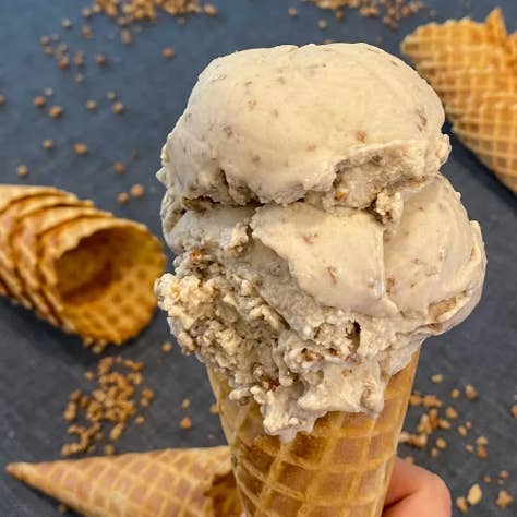 Bliss Ice Creamery - Wholesale Ice cream/sorbet - π― Honey Malt Crunch Ice Cream Pint (Grapenut Style)0