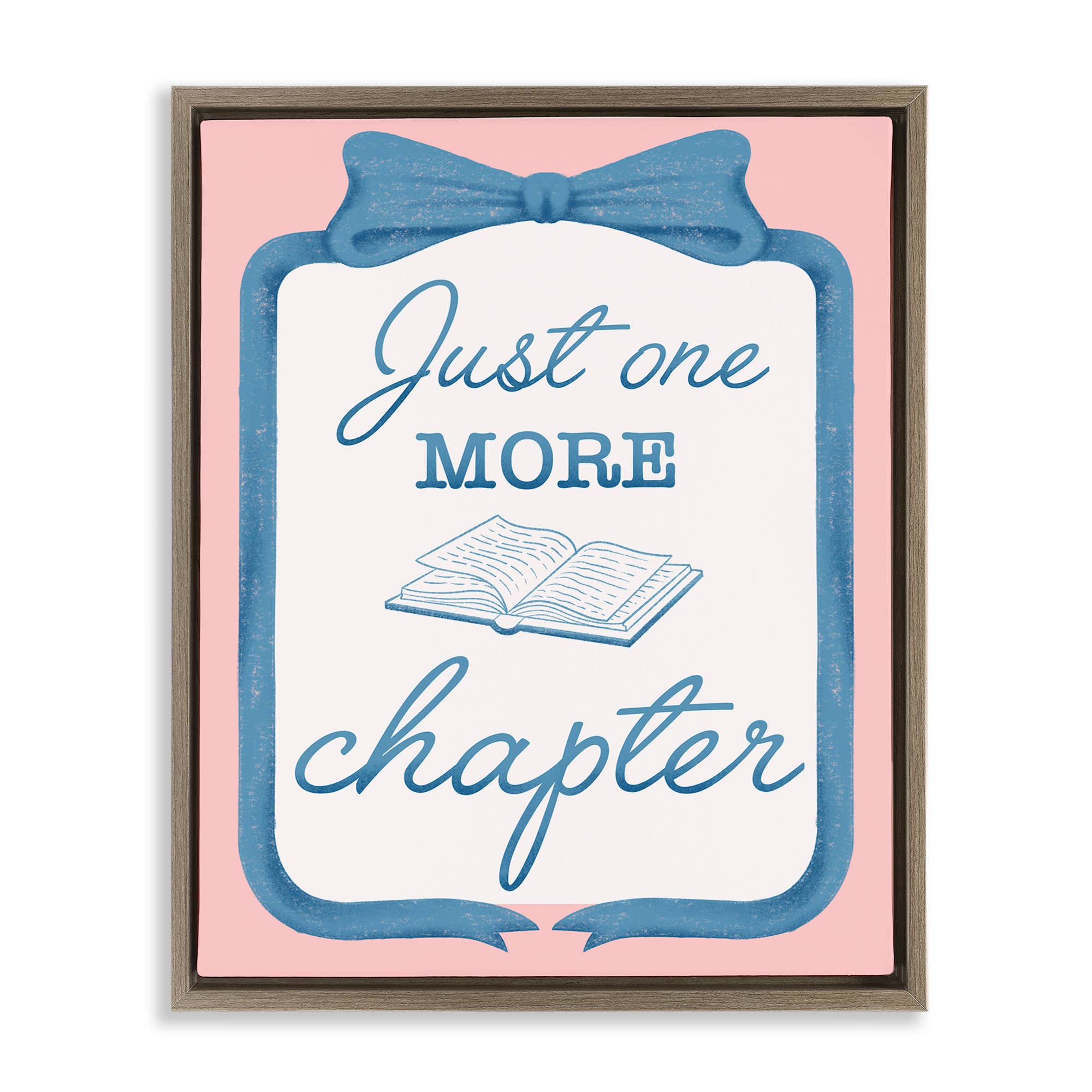 Stupell Industries - Wholesale Wall Sign - Chic Just One More Chapter - Framed Wall Art23