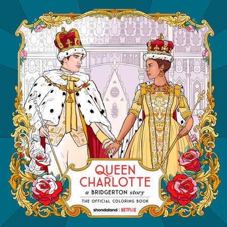 Penguin Random House LLC - Wholesale Coloring Book - Adult - Queen Charlotte, A Bridgerton Story: The Coloring Book