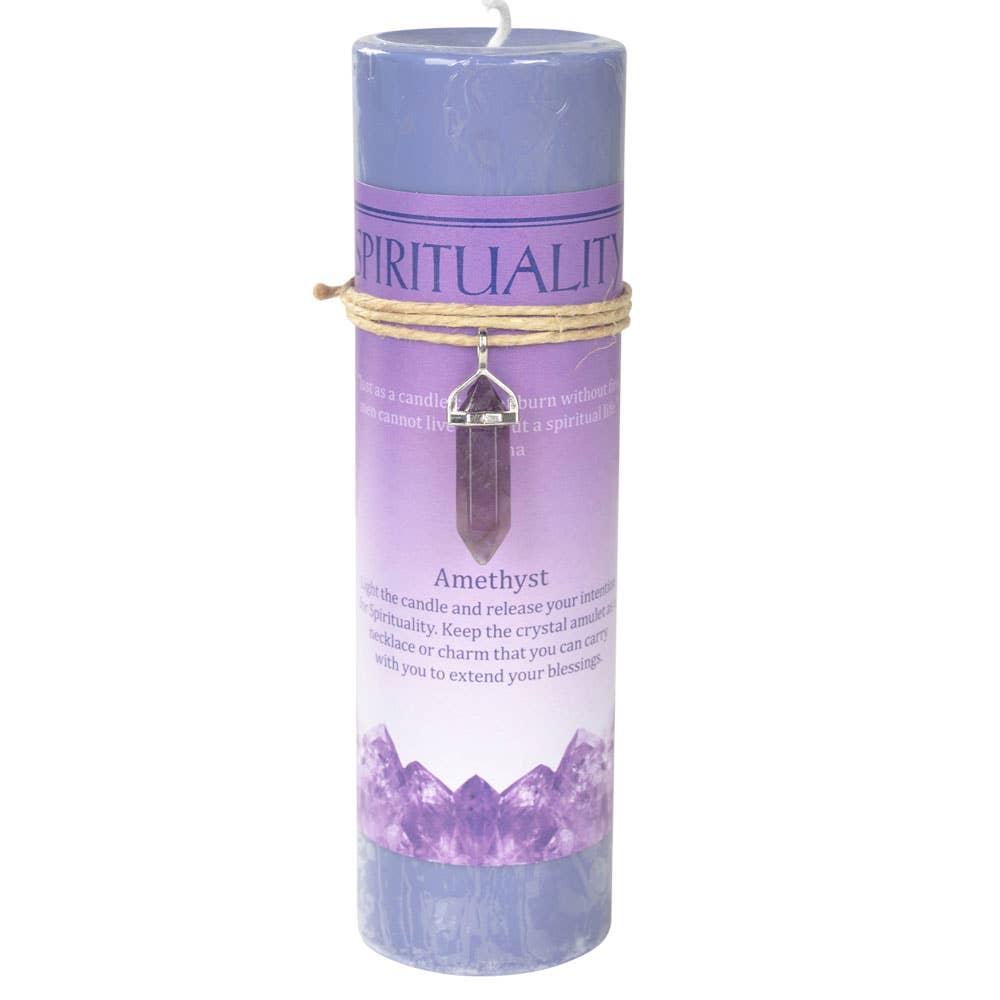 Benjamin International – wholesale Pillar candle – Crystal Energy Pendant Candle18