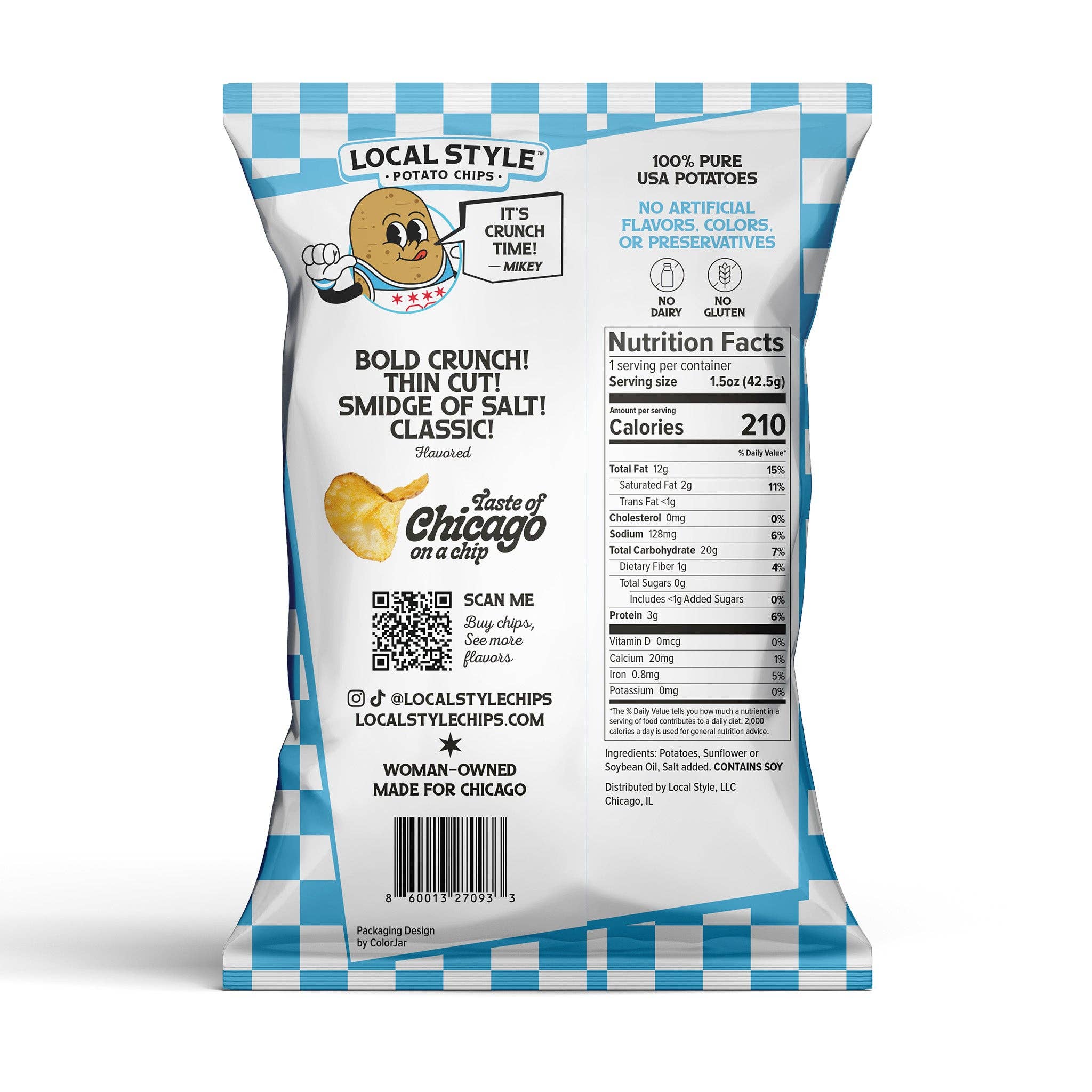 Local Style Chips - Wholesale Chips - Classic Salted Potato Chips 25ct - Local Style | Chicago1
