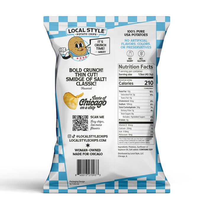 Local Style Chips - Wholesale Chips - Classic Salted Potato Chips 25ct - Local Style | Chicago1