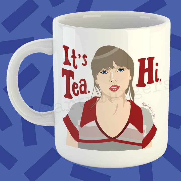 It's Tea, Hi! | Taylor Swift | 11oz ceramic coffee mug for wholesale by ArtyBurgers