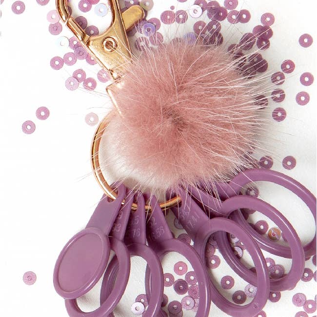 Pom Pom Ring Größenbestimmung Schlüsselbund für den Großhandel von Heilo Jewelry