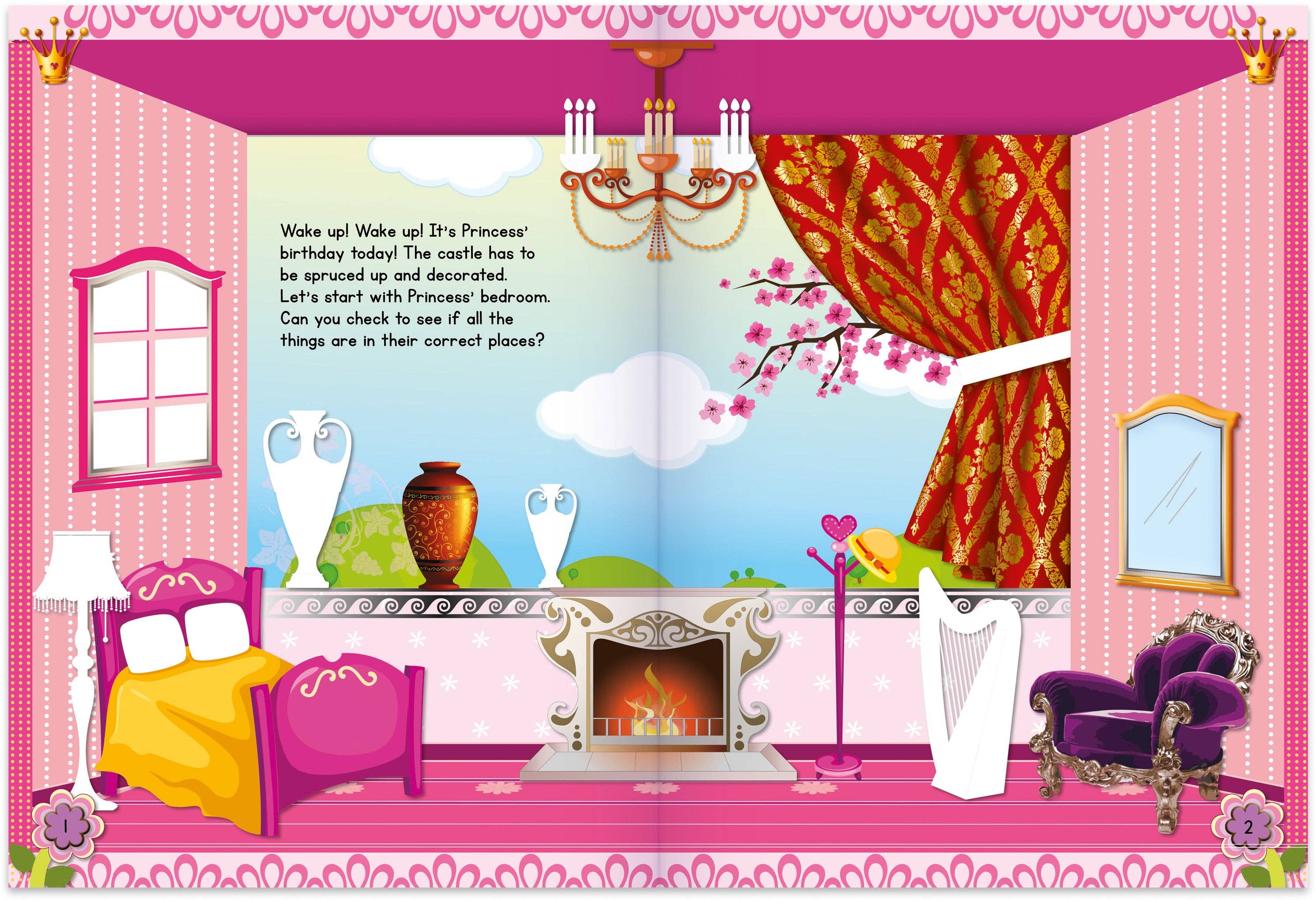 Robert Frederick Ltd – wholesale Sticker – Child & baby – My Book Of 100 Stickers - Princess1