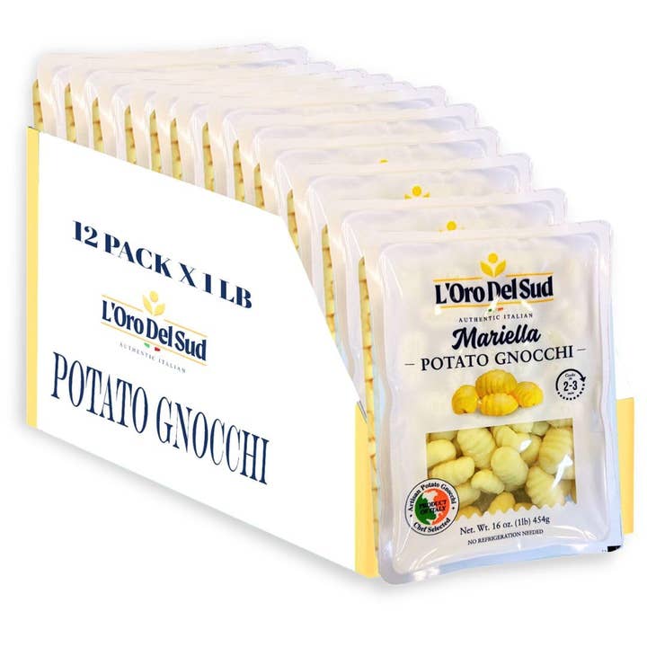 L'Oro Del Sud, Potato Gnocchi (12 Pack x 1 lb) for wholesale by Wholesale Italian Food