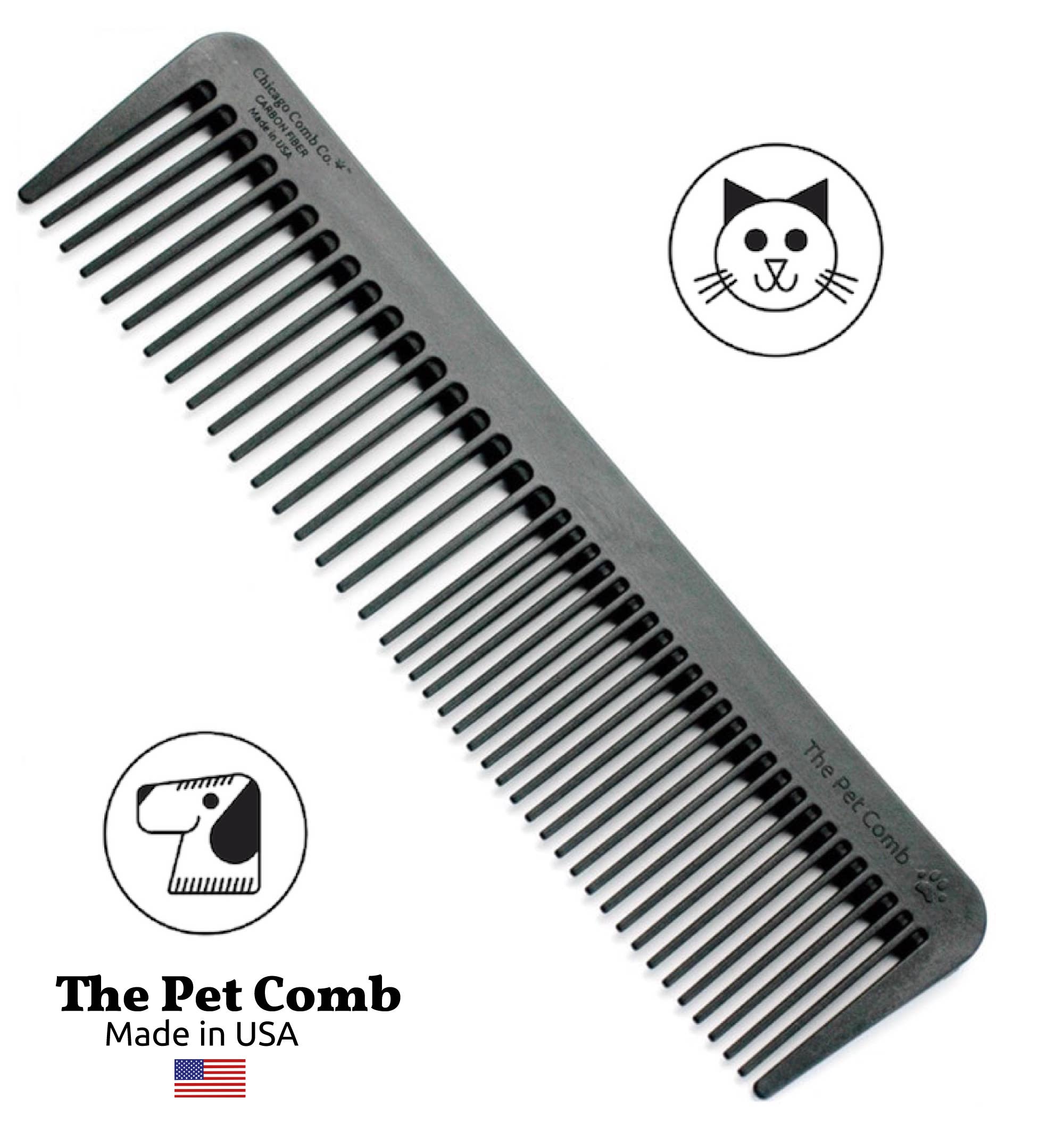 Chicago Comb Co. - Wholesale Pet Brush - Cat/Dog - The Pet Comb1