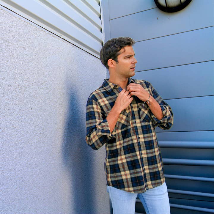 PX - Wholesale Button Down Shirt - Men's - Dwayne Flannel Shirt