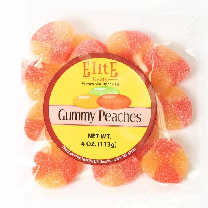 HLS - Gummy Peaches for wholesale by Cape Cod Provisions