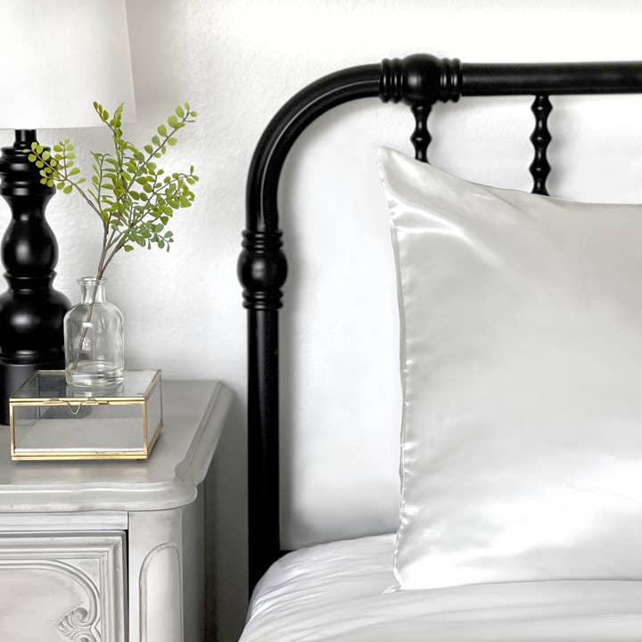Morning Glamour - Wholesale Bedding Pillowcase/Sham - Satin Pillowcase - Eco-Friendly Packaging, Queen/STD40