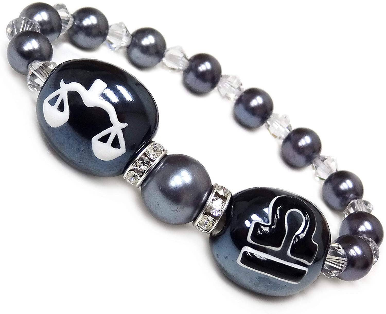 Fiona Accessories – Großhandel Perlenarmband – Sternzeichen Swarovski Perlen Stretch Armband Sternzeichen Schmuck5