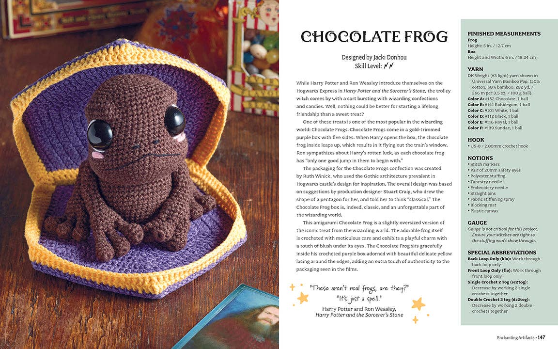 Insight Editions - #1 Pop Culture Publisher - Wholesale Crafts, Hobbies & DIY Book - Harry Potter: The Official Book of Crochet Amigurumi (SALE!)7