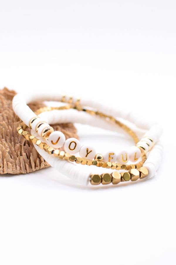 Two and Crew - Faith Based Jewelry & Gifts - Wholesale Jewelry Set - Joyful Bracelet Set – Christian Jewelry, faith Gift11