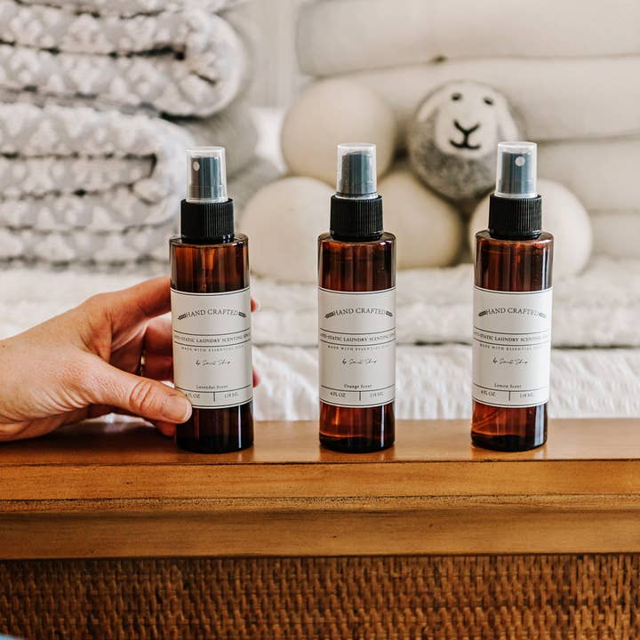 Mama Moon Boutique LLC - Wholesale Dryer Balls - Smart Sheep Anti-Static Essential Oil Scenting Spray Lav6