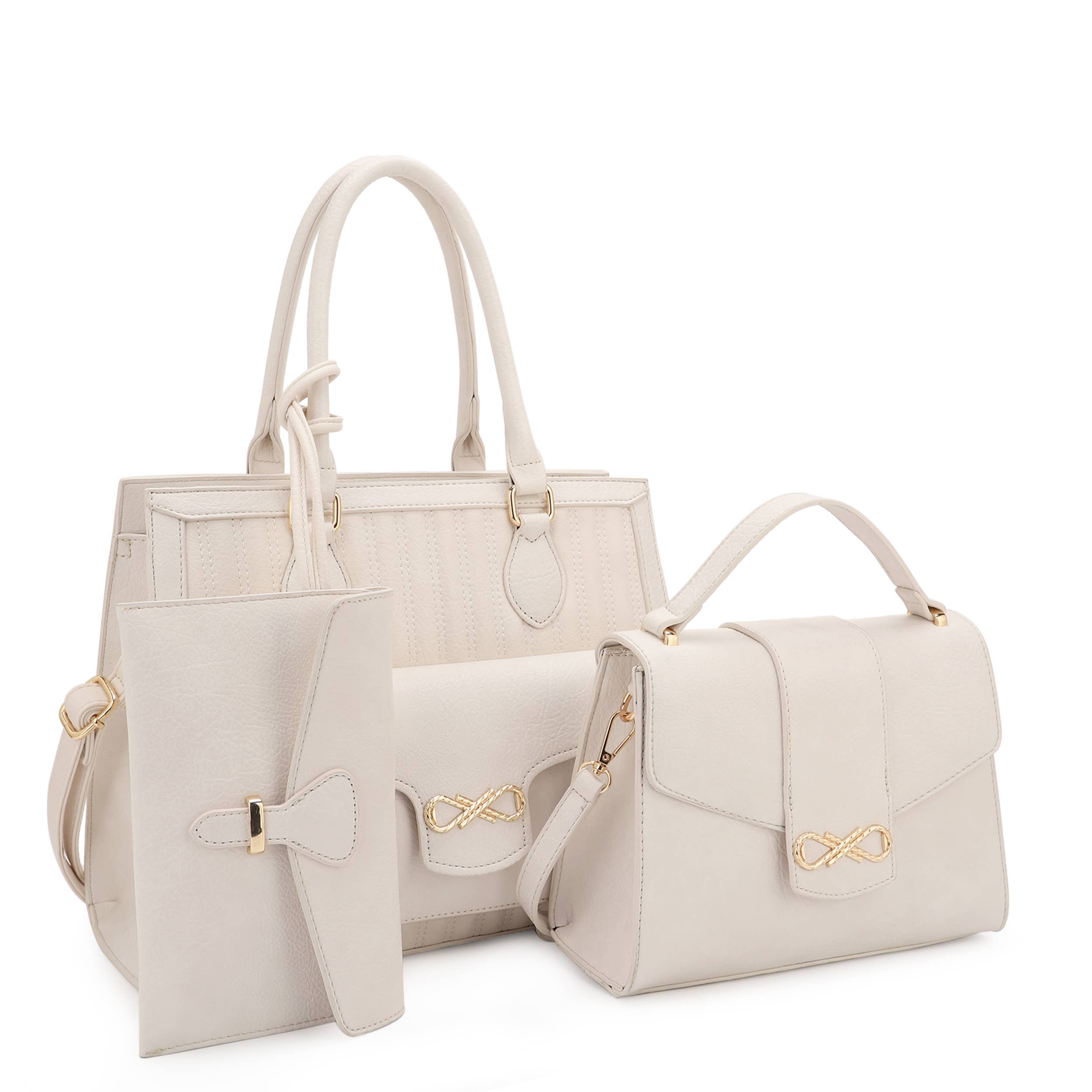 KAYLA+AVA – Engroshandel Skuldertaske – Kvinder – Emersyn 3 i 1 Mor og Mig Taske Sæt5