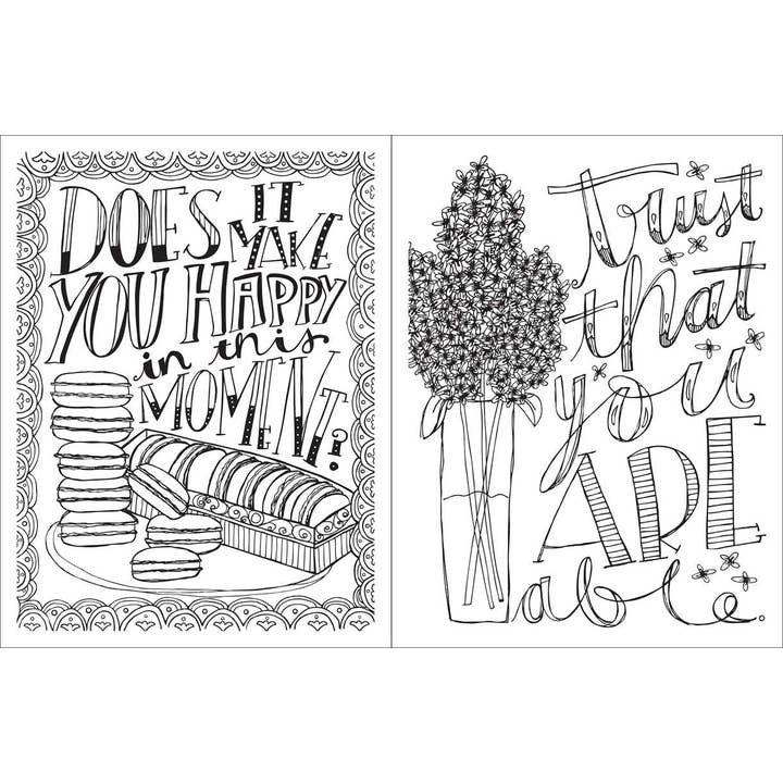 Simon & Schuster - Wholesale Coloring & Activity Book - Adult - Don't Worry, Eat Cake by Katie Vaz5