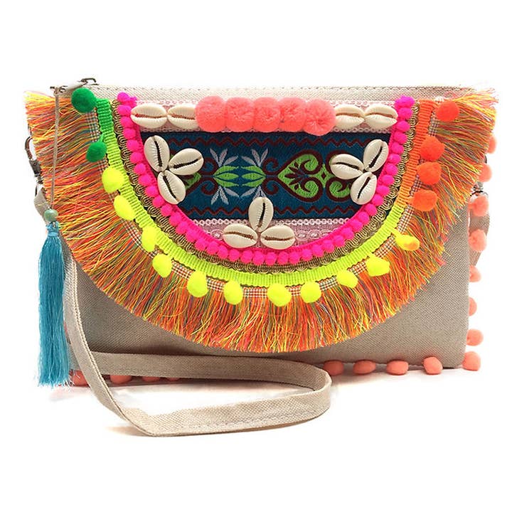 BG149 Embreagem Com Cascas Loowie por atacado de LOOWIE