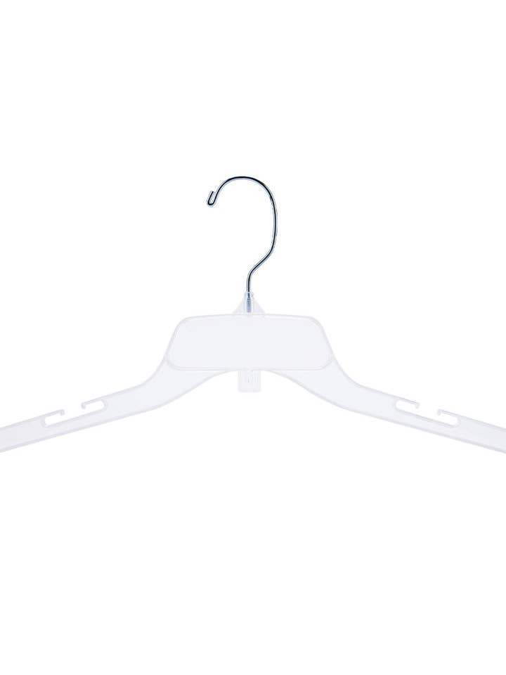 17" Break-Resistant Dress Hangers - Case of 100 for wholesale by Store Supply Warehouse