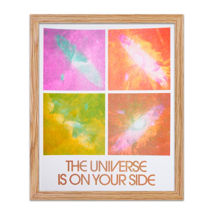 Universe on Your Side Riso Print (11x14) for wholesale by Tender Loving Empire