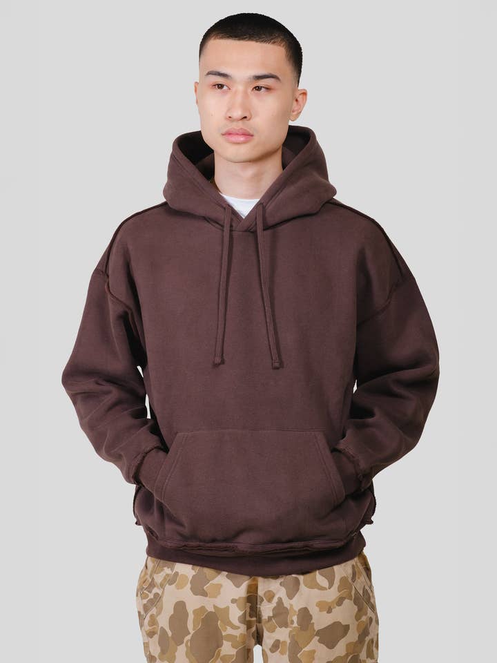 Originals Heavy Weight Reverse Seam Hoodie for wholesale by Brooklyn Cloth