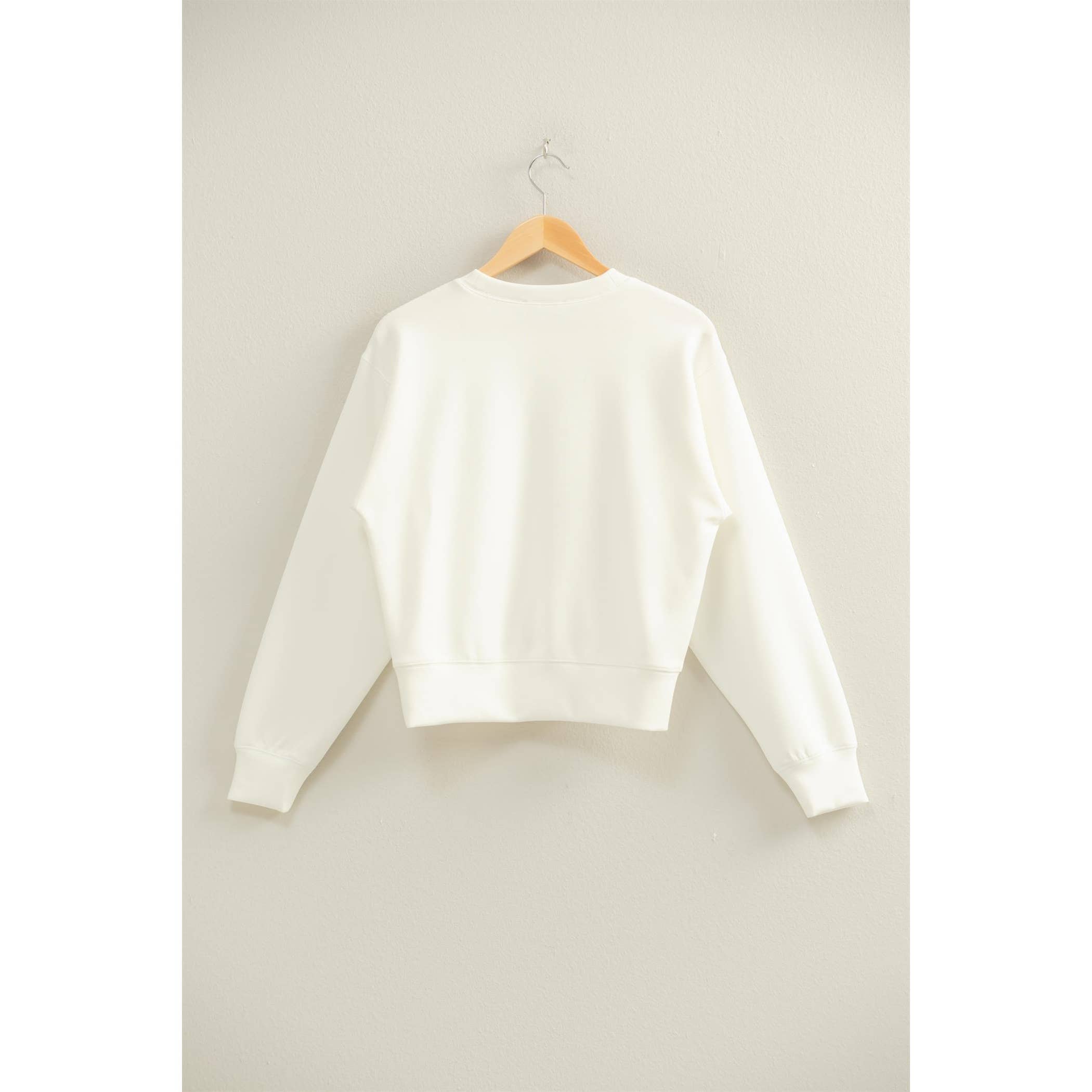 Double Zero – wholesale Sweatshirt - Dam – Dubbelstickad sweatshirt med rund hals39