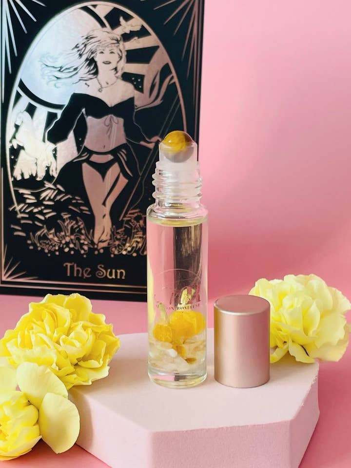 Profumo roll-on per felicità e fortuna: The Sun per la vendita all'ingrosso da parte di Maison Roselene