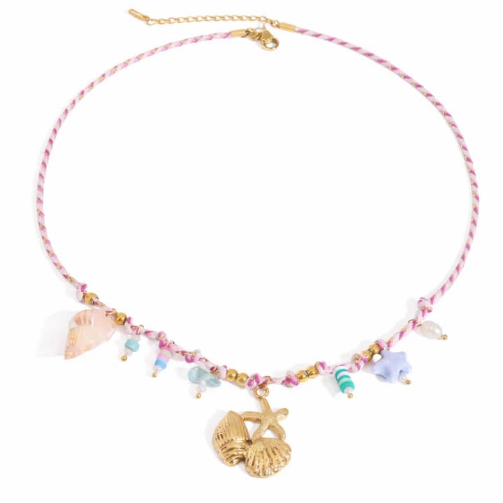Multi Charm Coastal Necklaces for wholesale by Animira Jewels