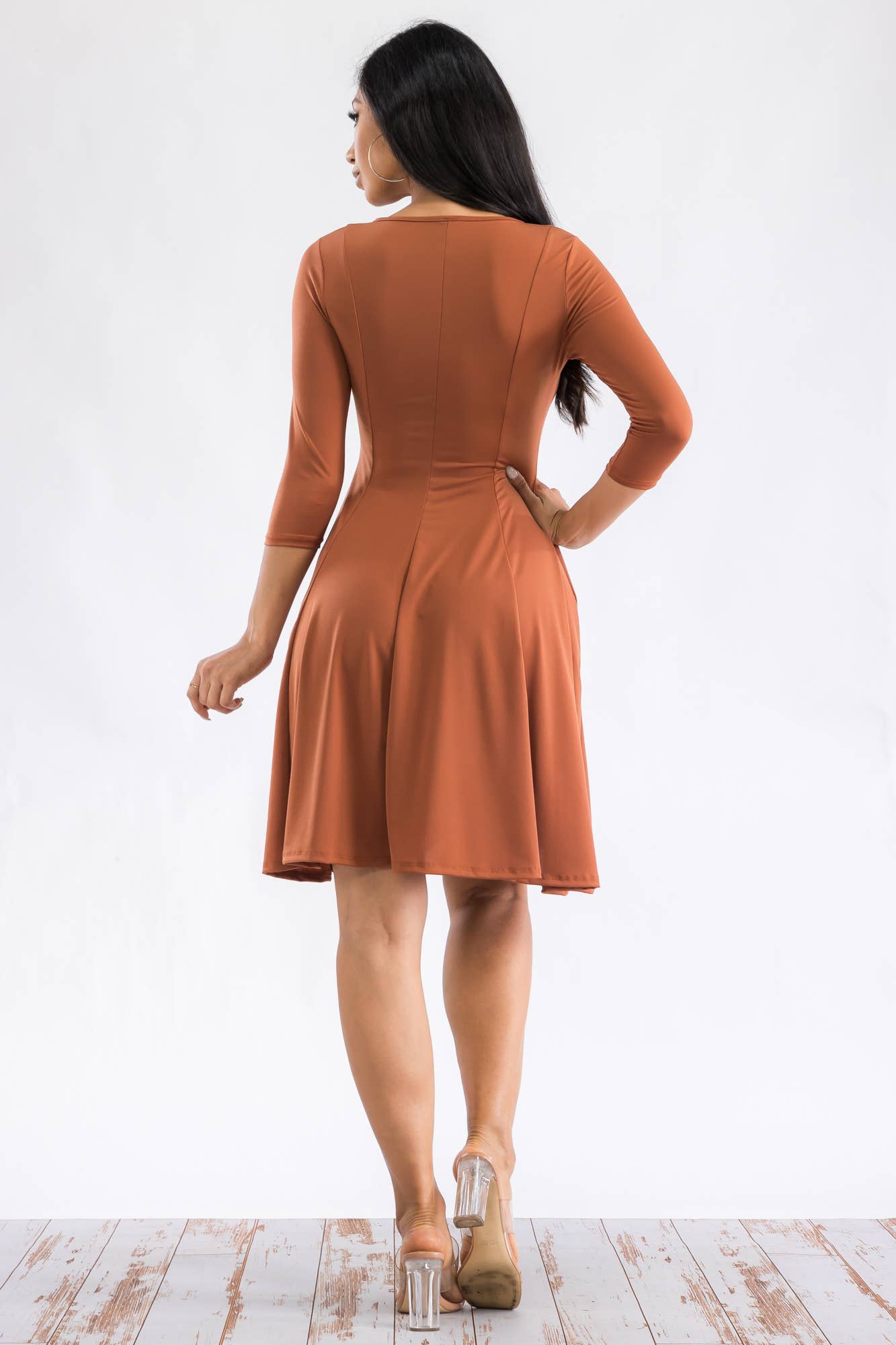 H&H Fashion Inc. – Großhandel Kleid – Damen – HH711X-SL - Langärmliges Tunikakleid31