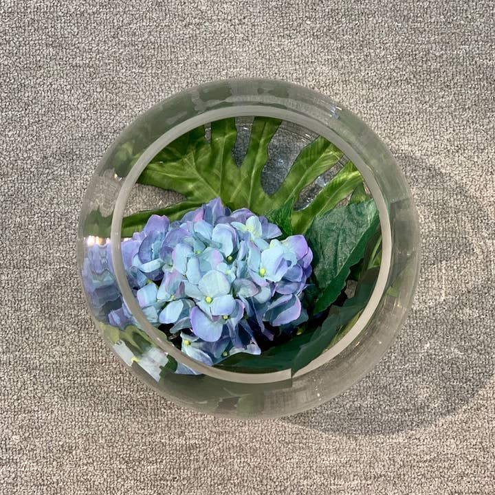 WGV International - Wholesale Vase - WGV  Tall Terrarium Dome Bowl Vase - 11.5"H3