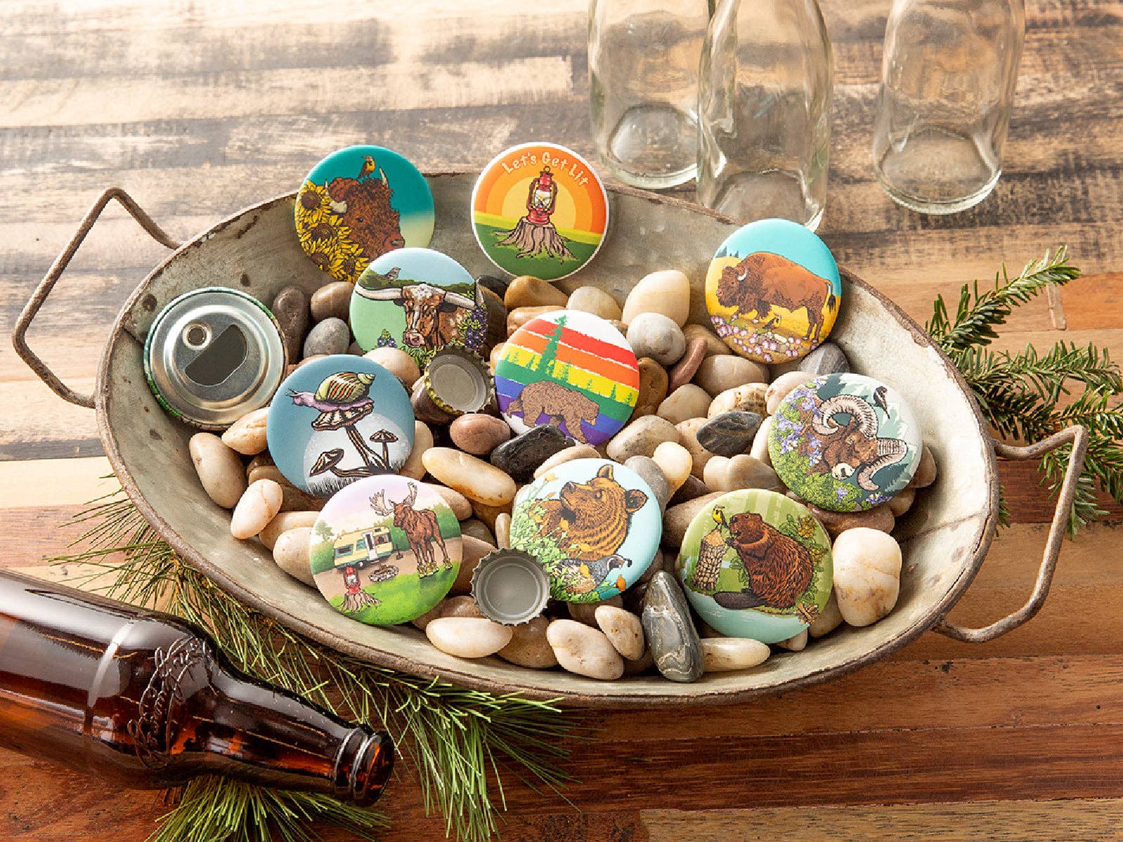 Two Little Fruits - Wholesale Bottle/Wine Opener - Stay Trashy Raccoon Bottle Opener – Magnetic2