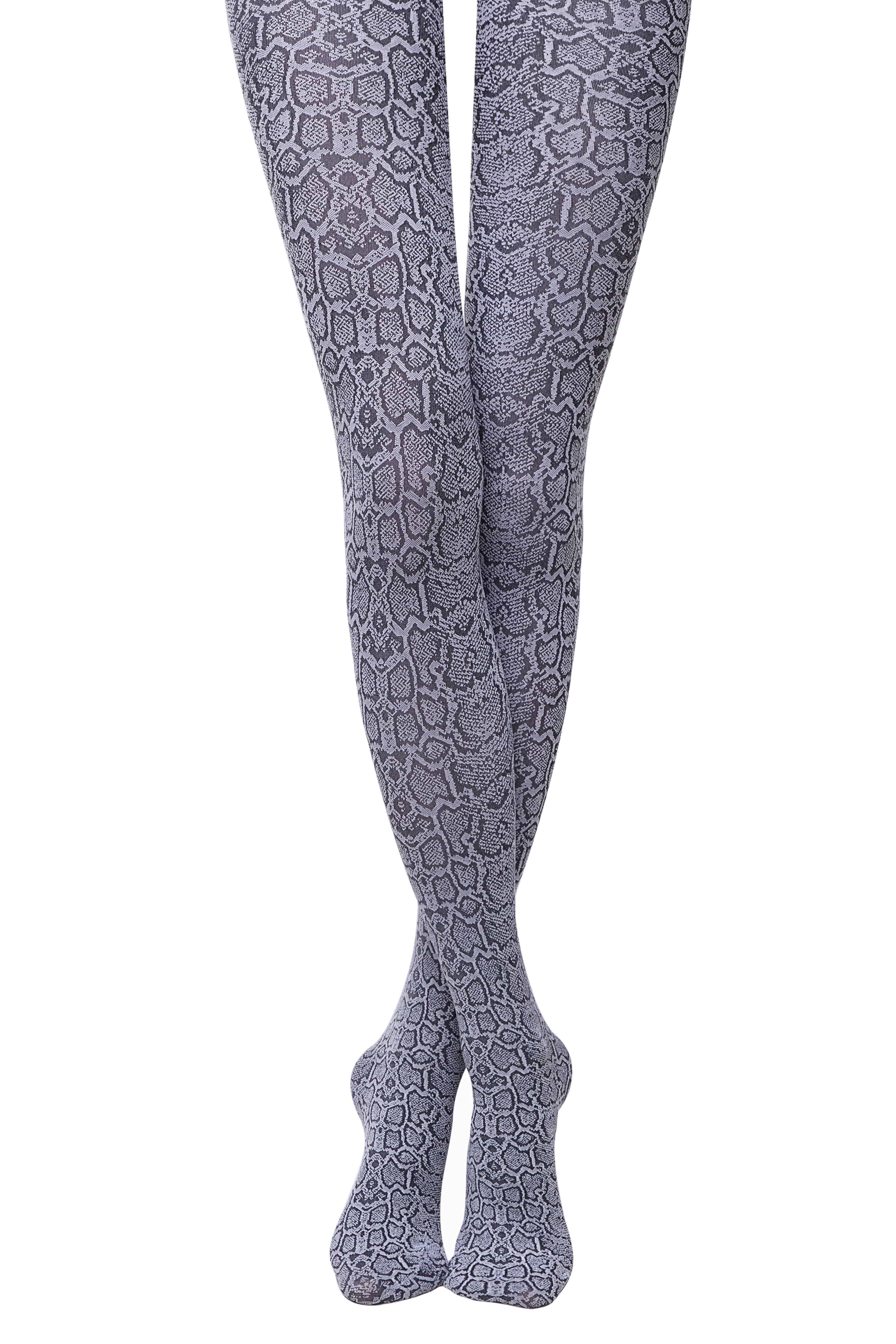 luzy – wholesale Tights - Dam – 50DEN Opaque damstrumpbyxor med ormmönster0